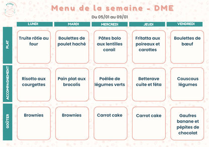 Repas faits maison pour bébés et enfants de 6 à 36 mois – En livraison à Toulouse et alentours