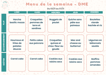 Repas faits maison pour bébés et enfants de 6 à 36 mois – En livraison à Toulouse et alentours
