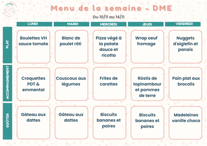Repas faits maison pour bébés et enfants de 6 à 36 mois – En livraison à Toulouse et alentours