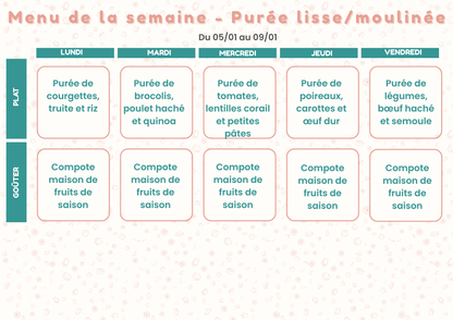 Repas faits maison pour bébés et enfants de 6 à 36 mois – En livraison à Toulouse et alentours