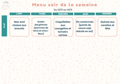 Repas faits maison pour bébés et enfants de 6 à 36 mois – En livraison à Toulouse et alentours