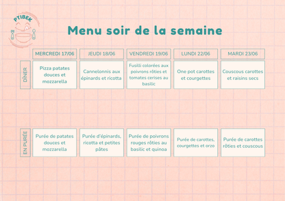 Repas faits maison pour bébés et enfants de 6 à 36 mois – En livraison à Toulouse et alentours
