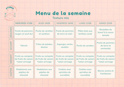 Repas faits maison pour bébés et enfants de 6 à 36 mois – En livraison à Toulouse et alentours