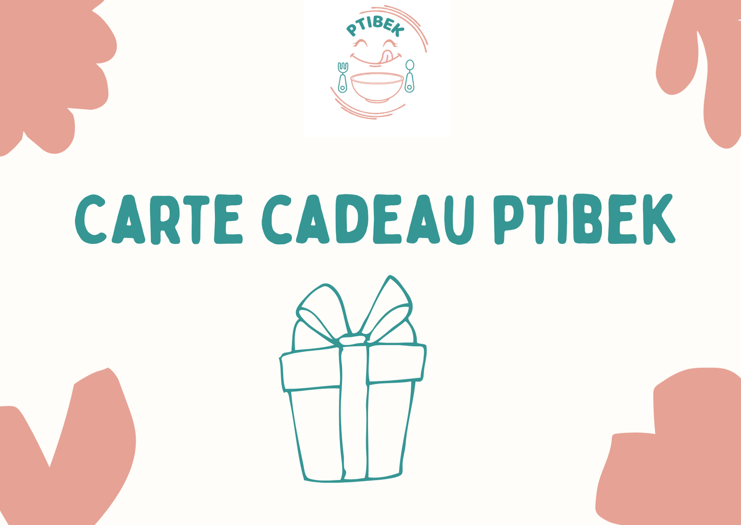 🎁 Carte cadeau Ptibek — Offrez des repas pour bébé faits maison (livraison Toulouse)